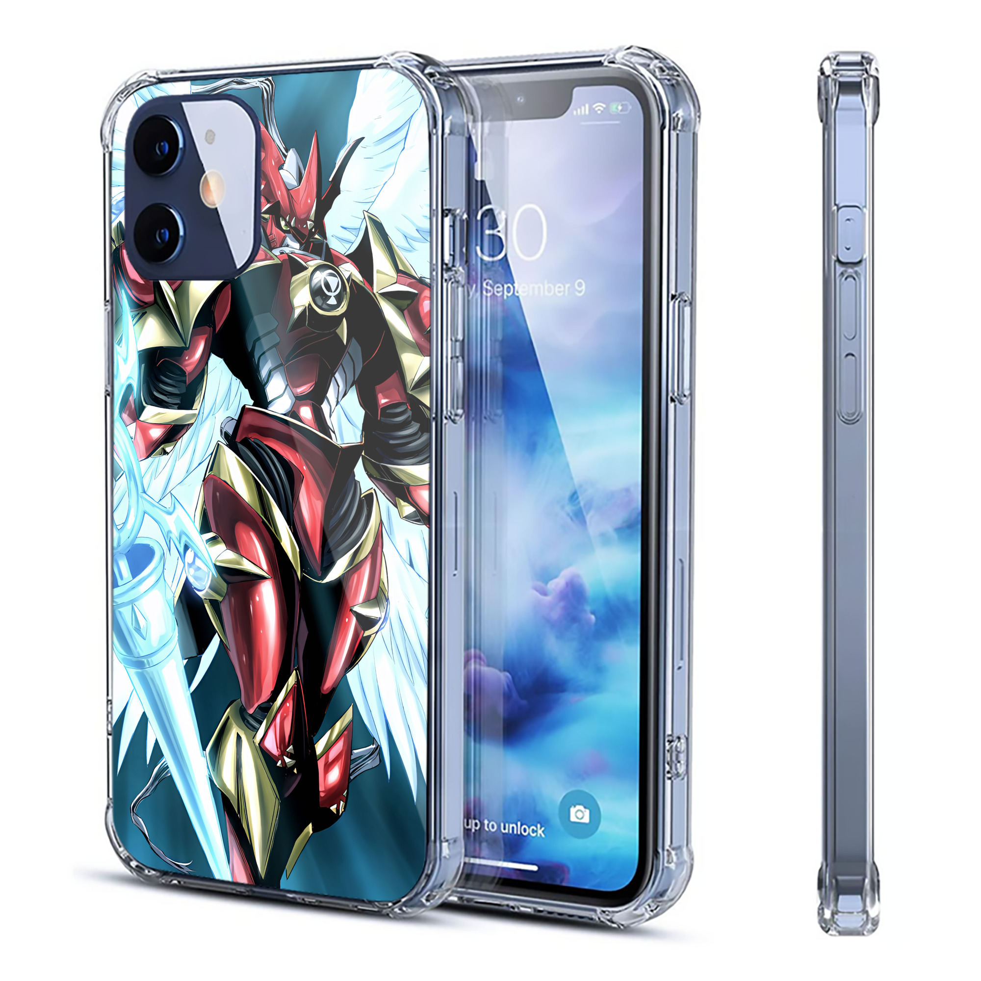 （画像用） Digimon デジタルモンスター/デジモン 【iPhone 12シリーズ対応】透明スマホケース（クリアソフトケース）